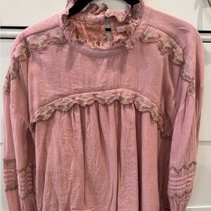 Anthro * Louise Micha * Cotton Lined Blouse